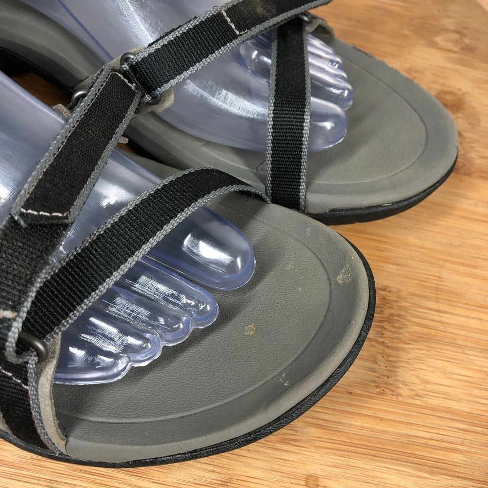 Teva Verra Womens 10 shoes black Light Strappy Sport Open Toe Beach Water sandal - Picture 5 of 13